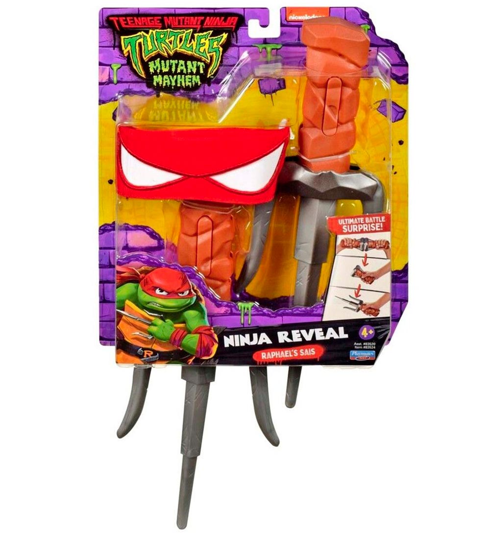 Turtles Udklædning - Ninja Reveal - Raphaels Sai