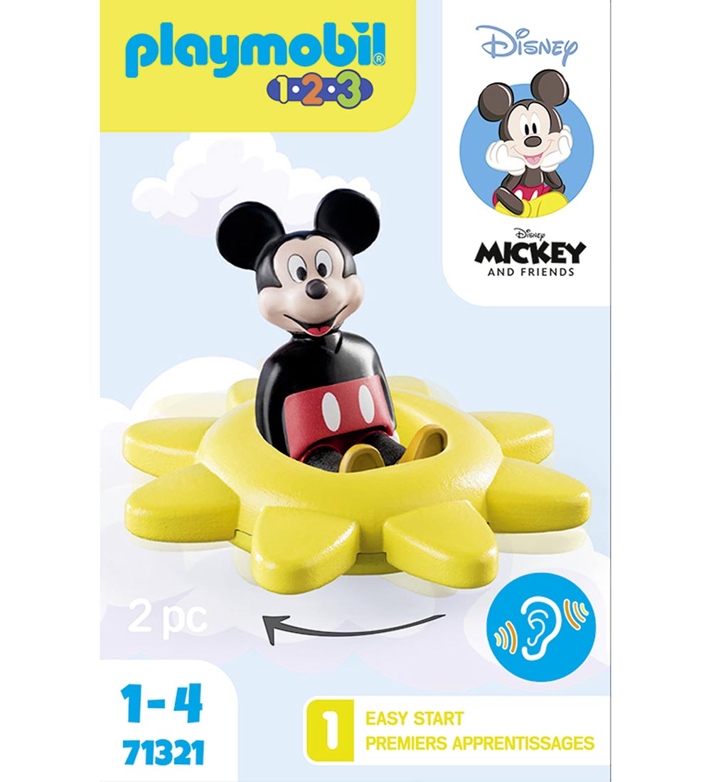 Playmobil 1.2.3 & Disney - Mickeys Drejesol - 71321 - 2 Dele
