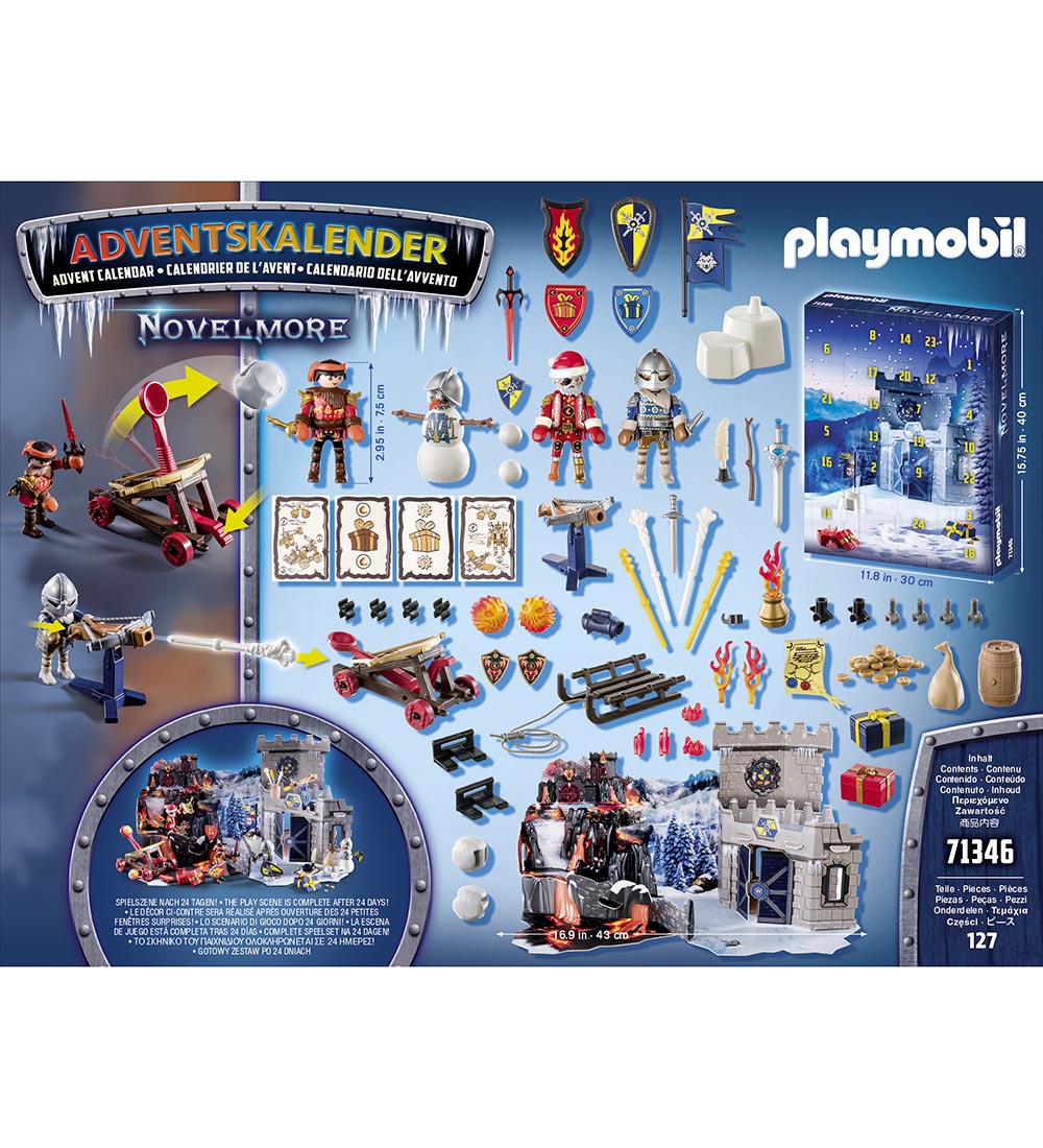 Playmobil Novelmore - Julekalender - 71346 - 127 Dele