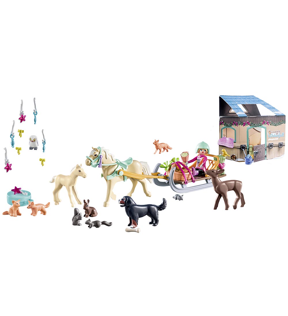 Playmobil Horses Of Waterfall - Julekalender - 71345 - 68 Dele 