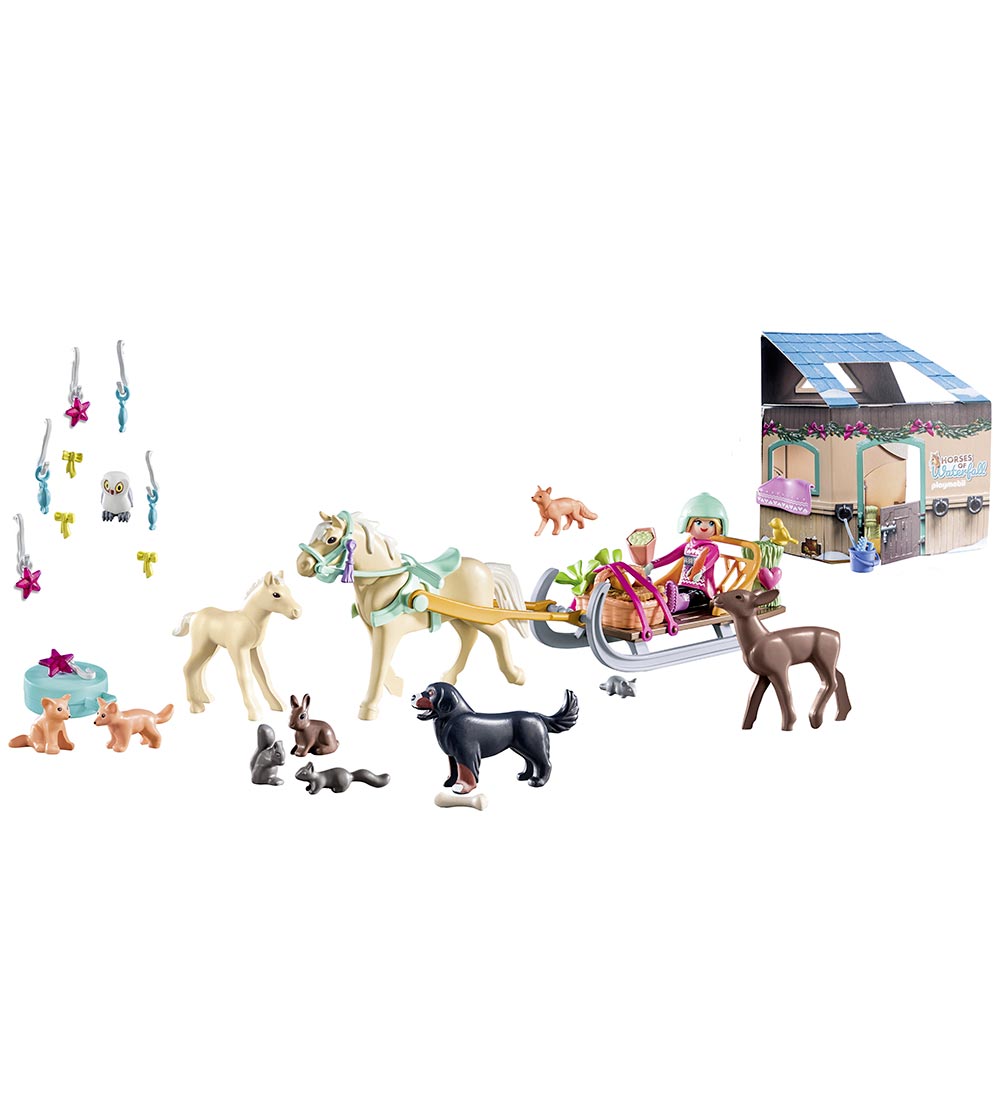 Playmobil Horses Of Waterfall - Julekalender - 71345 - 68 Dele