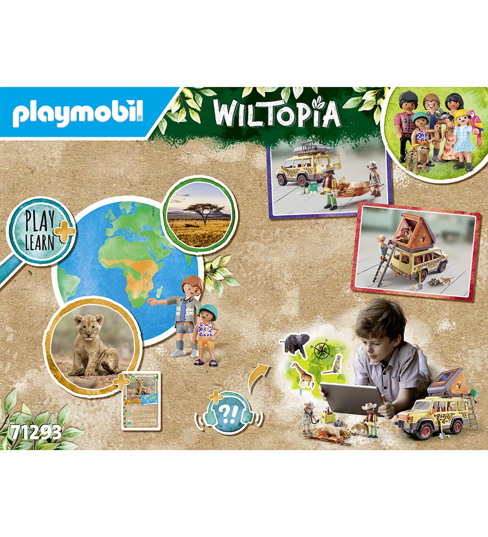 Playmobil Wiltopia - Med ATW Inde Hos Løverne - 71293 - 98 Dele