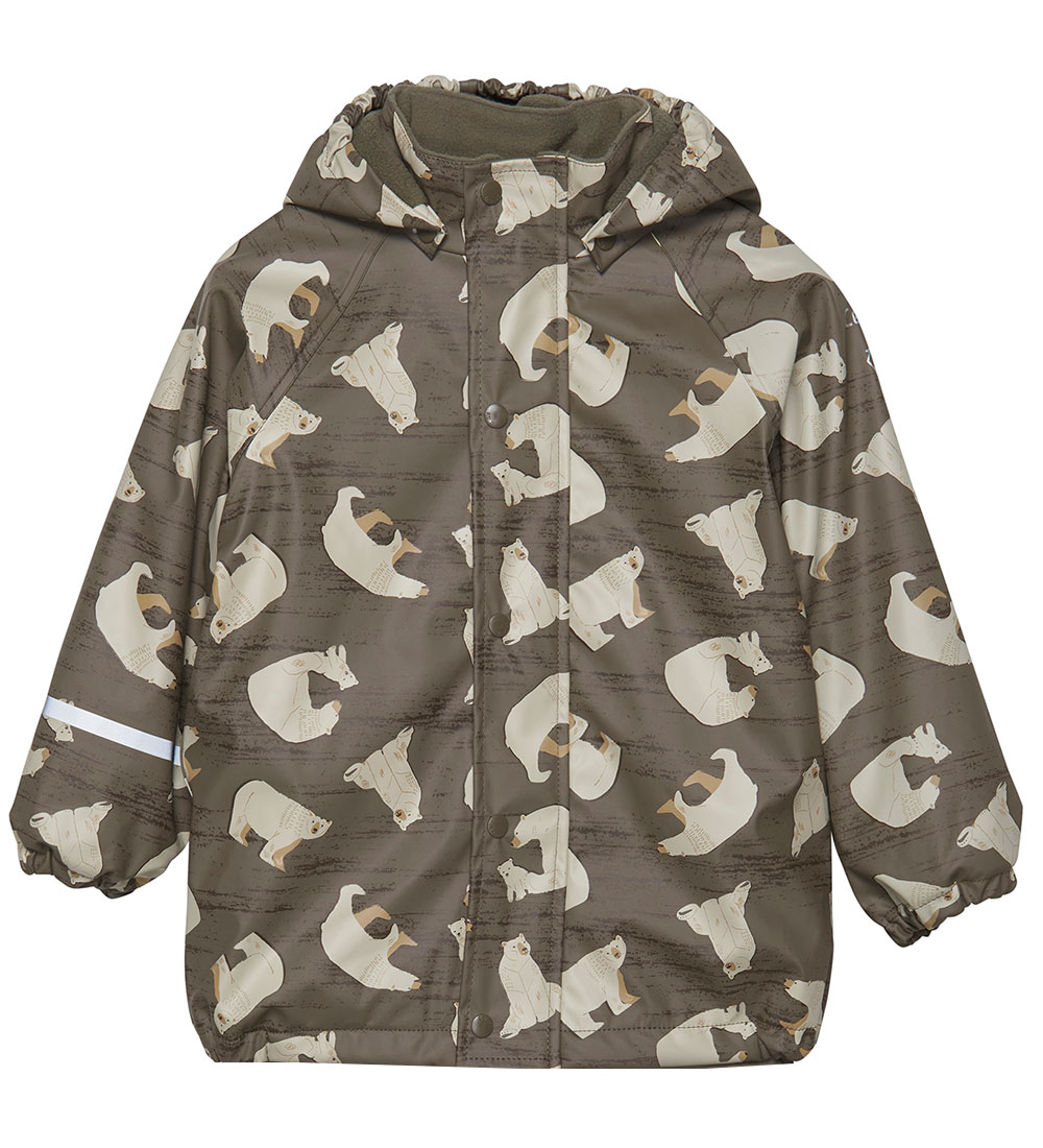 CeLaVi Regntøj m. Fleece - PU - Sea Turtle