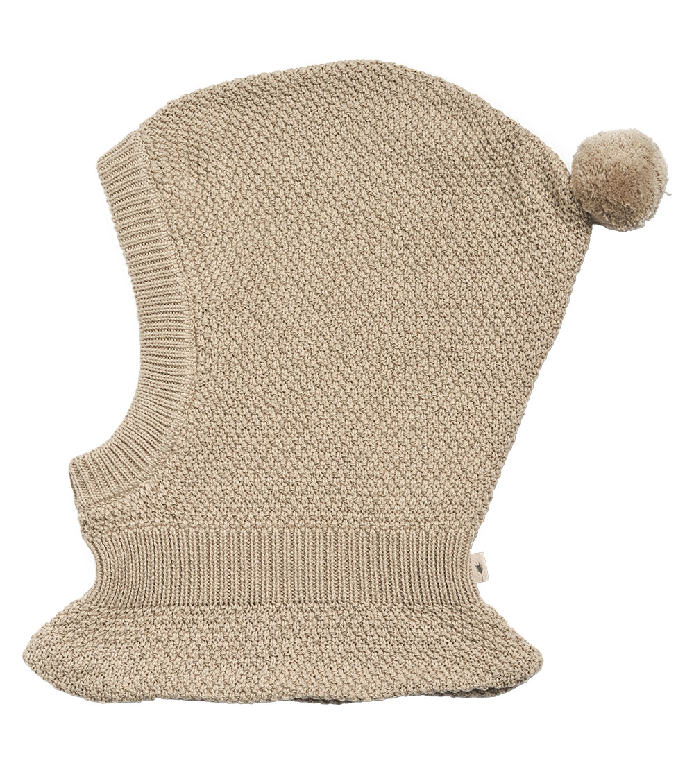 Wheat Elefanthue - 2-lags - Strik - Pomi - Soft Beige