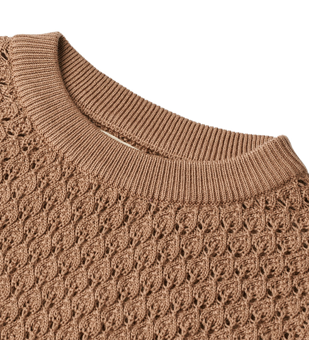 Wheat Vest - Strik - Saga - Berry Dust