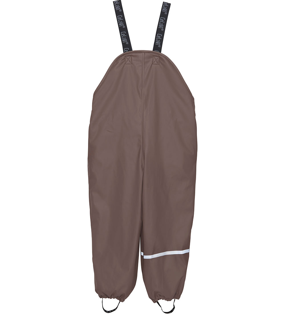 CeLaVi Regnbukser m. Fleece - PU - Coffe Quartz