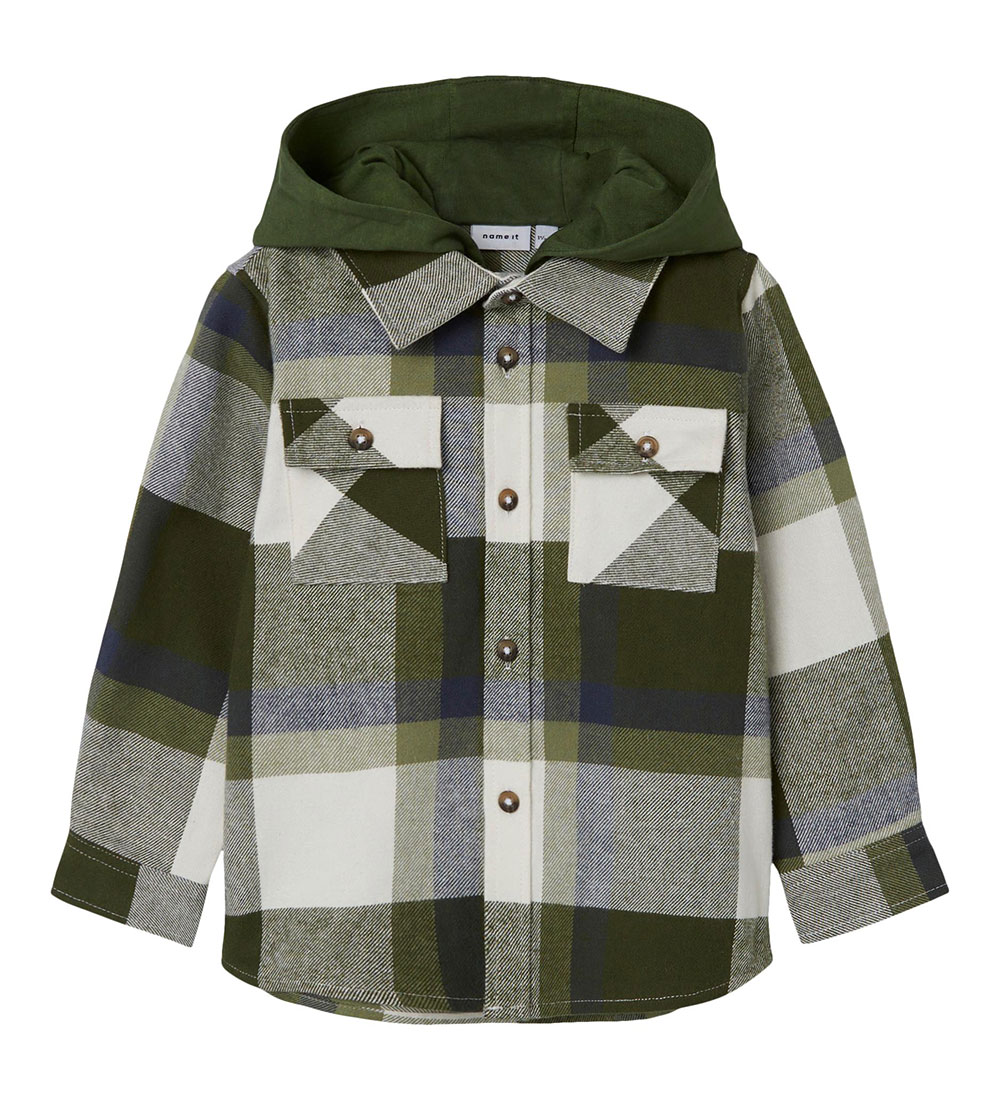 Name It Overshirt - NmmOsom - Rifle Green