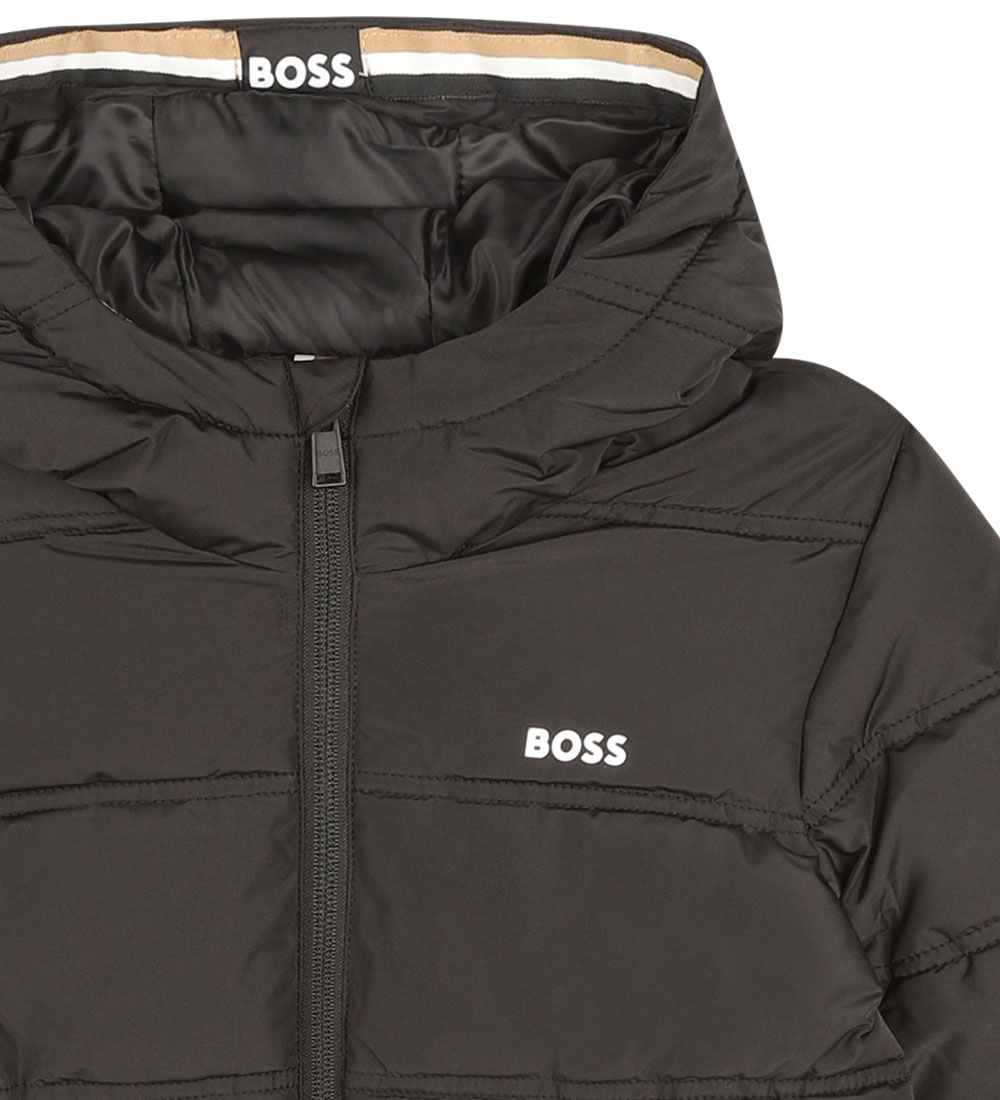 BOSS Dynejakke - Sort