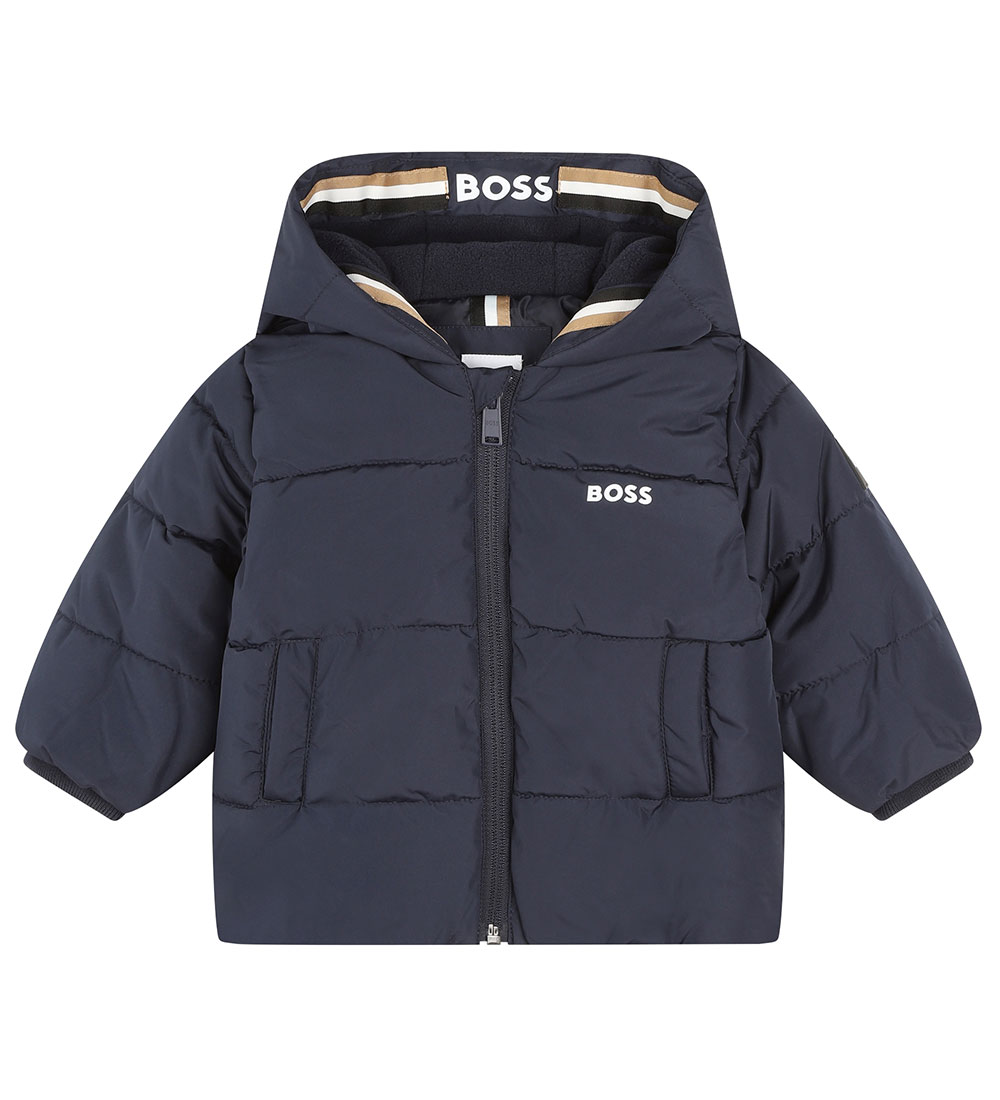 BOSS Dynejakke - Navy