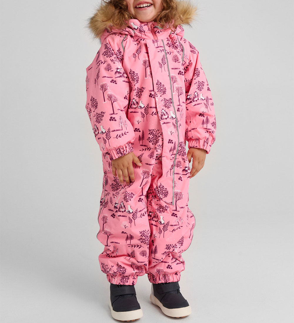 Reima Flyverdragt - Lappi - Sunset Pink m. Print