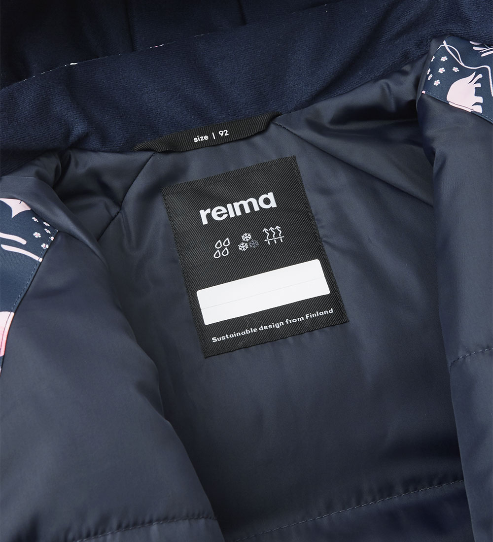Reima Flyverdragt - Puhuri - Navy m. Print