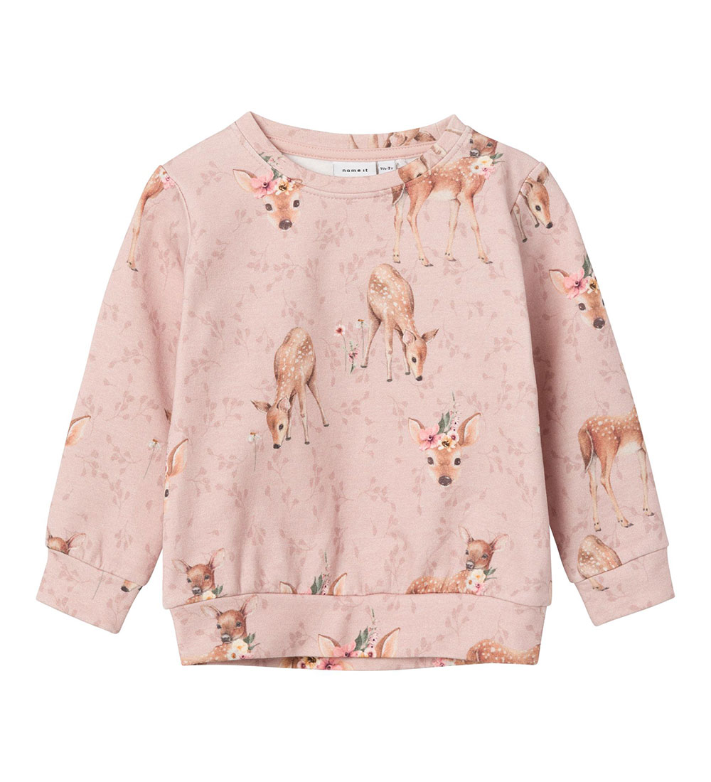 Name It Sweatshirt - NmfObambi - Rose Smoke