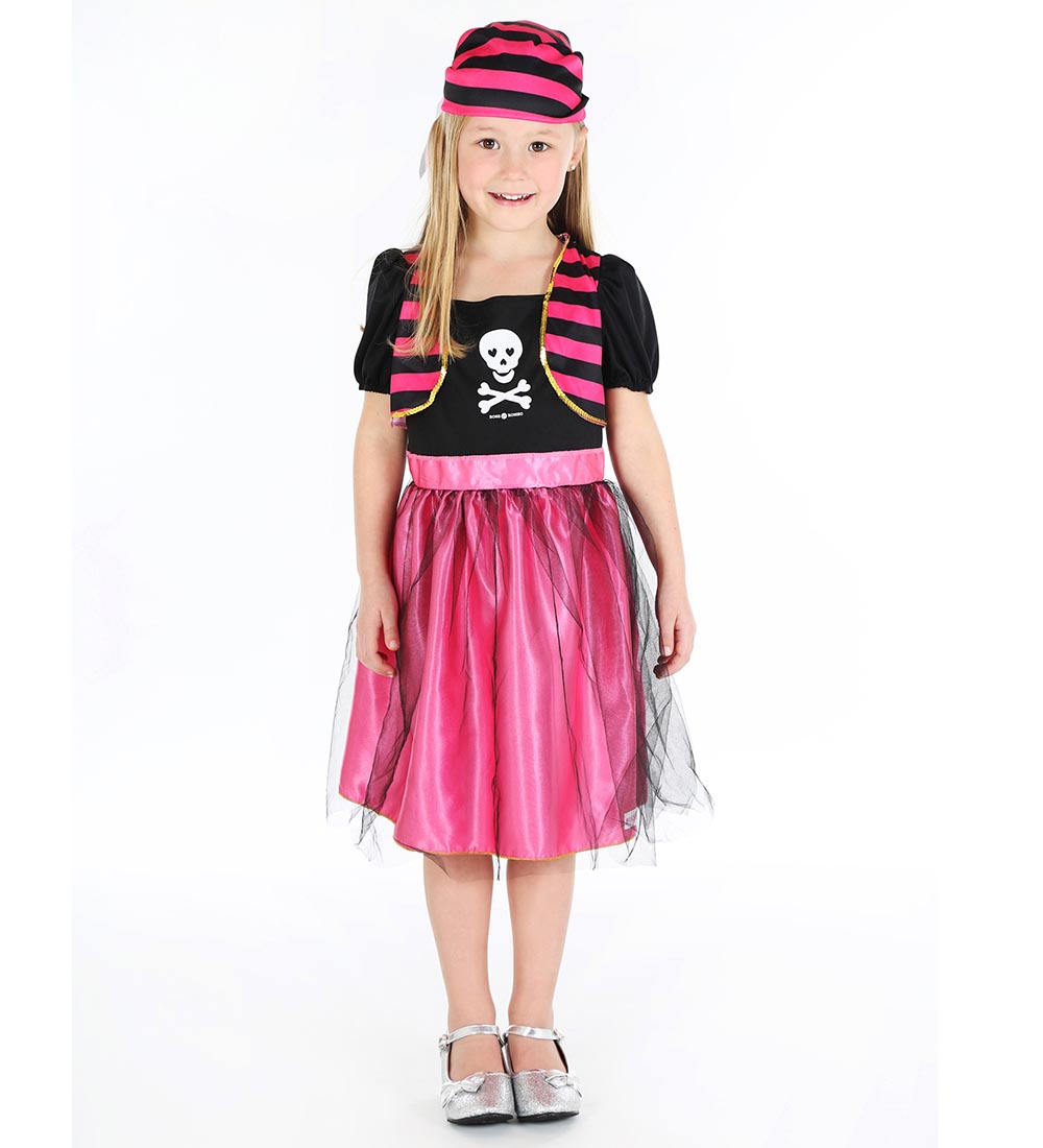 Souza Udklædning - Pirat - Angelica - Sort/Pink
