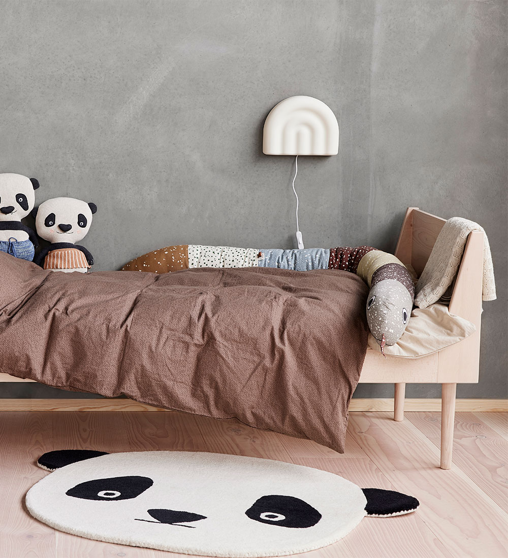 OYOY Panda Gulvtæppe - Uld/Bomuld - 87x110 cm - Panda