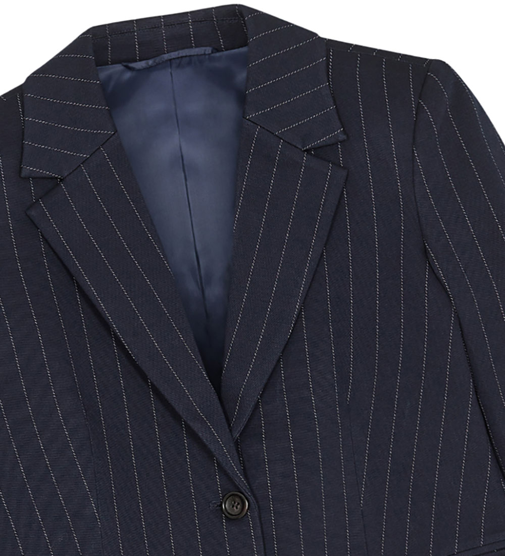 Designers Remix Blazer - Zoe - Navy/White Pinstripe
