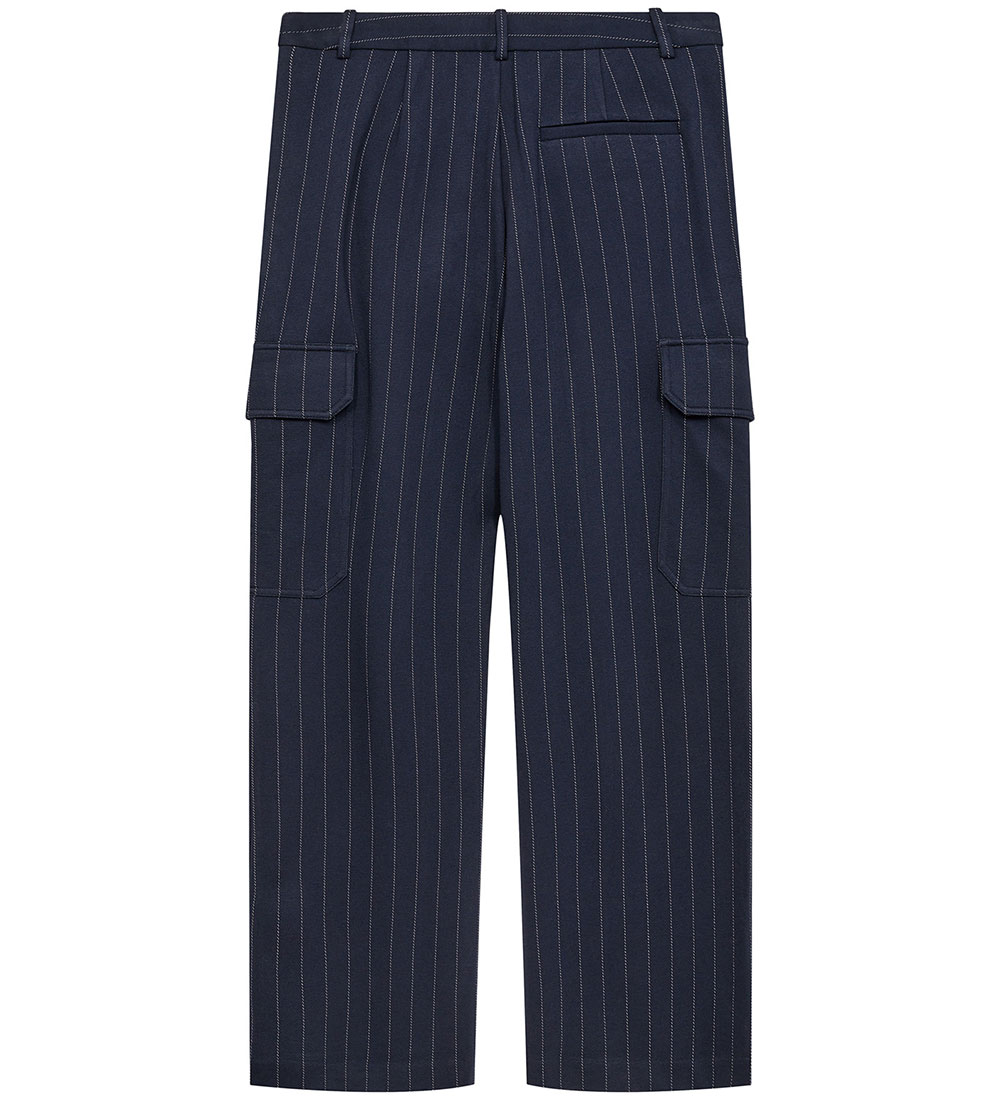 Designers Remix Bukser - Cargo - Zoe - Navy/White Pinstripe