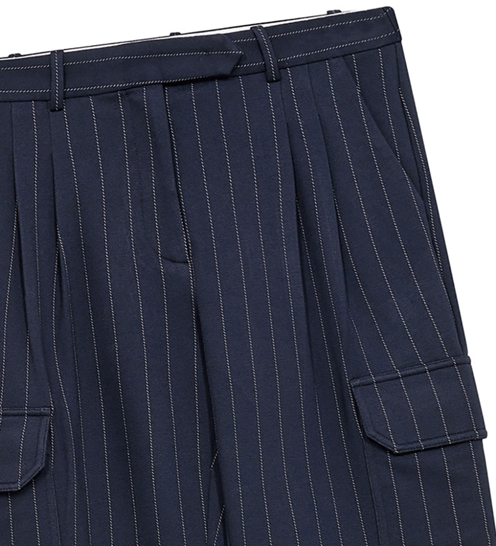 Designers Remix Bukser - Cargo - Zoe - Navy/White Pinstripe