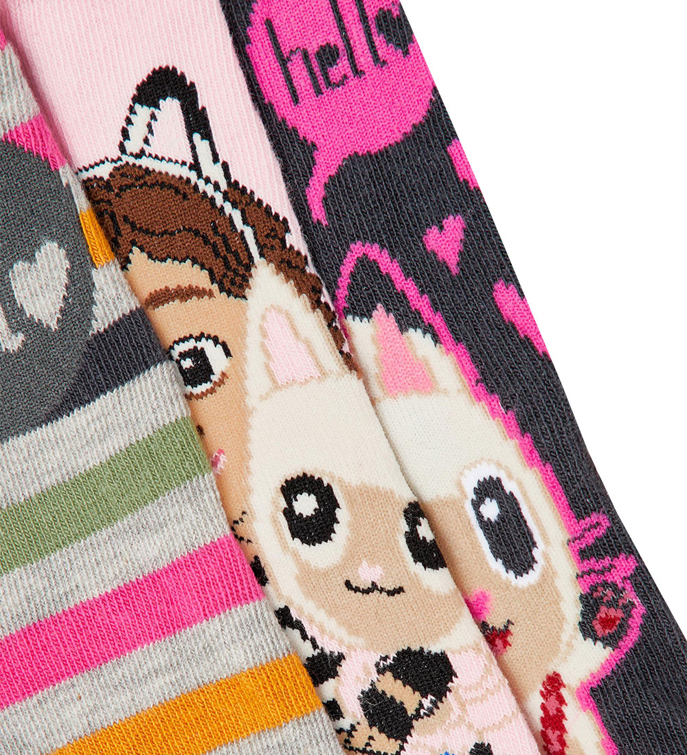 Name It Strømper - NmfAmbre Gabby - 3-pak - Parfait Pink