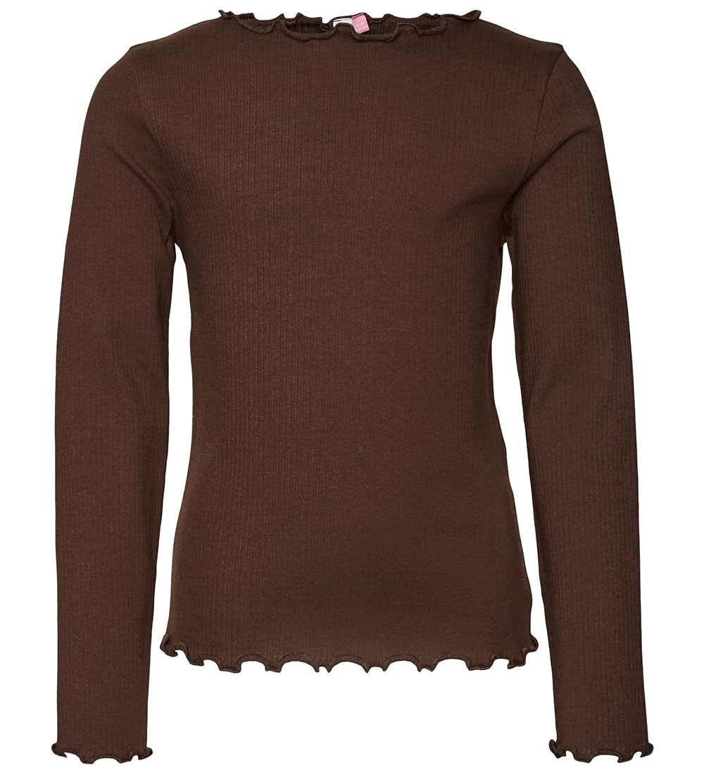 Vero Moda Girl Bluse - Rib - VmLavender - Coffee Bean