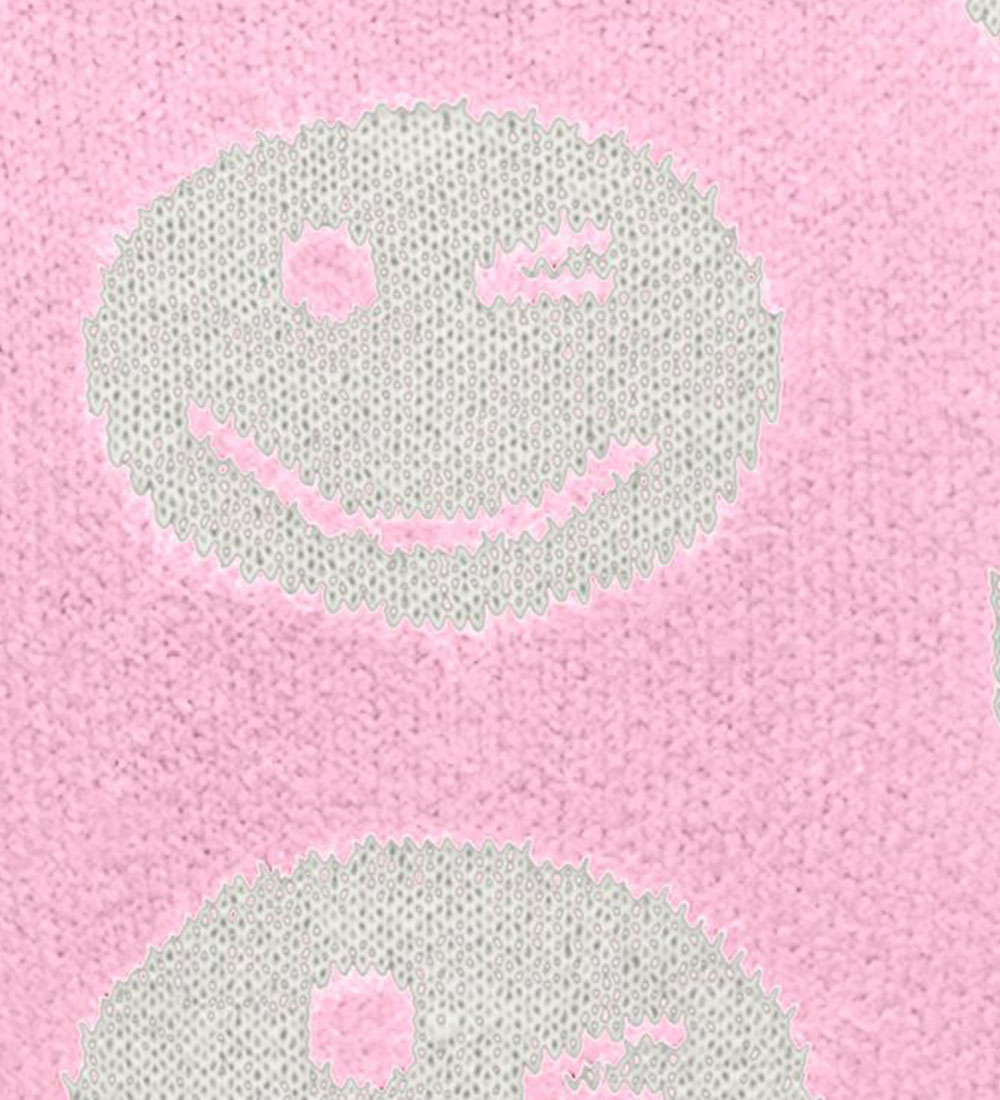 Kids Only Bluse - Strik - KogWink - Pink Lady/Cloud Dancer Smile
