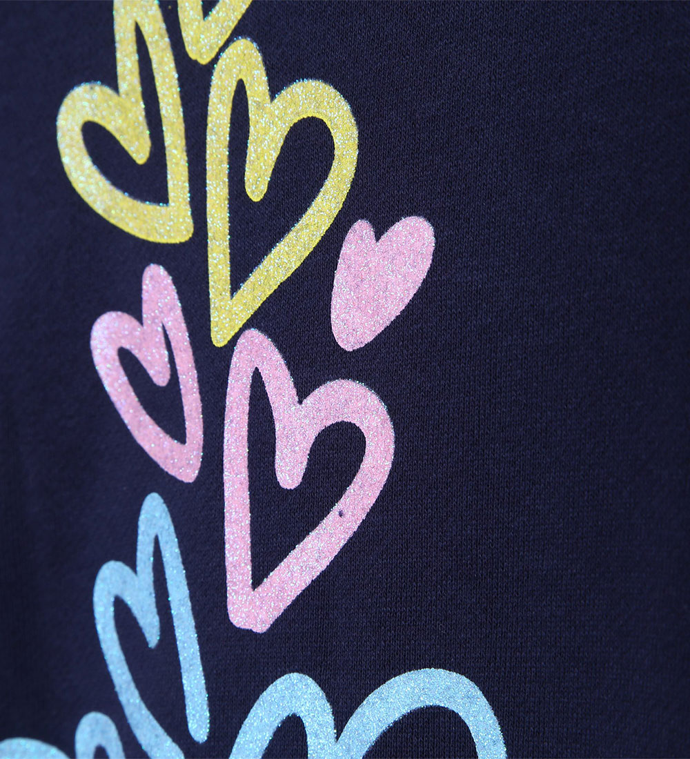 Billieblush Sweatshirt - Navy m. Hjerter