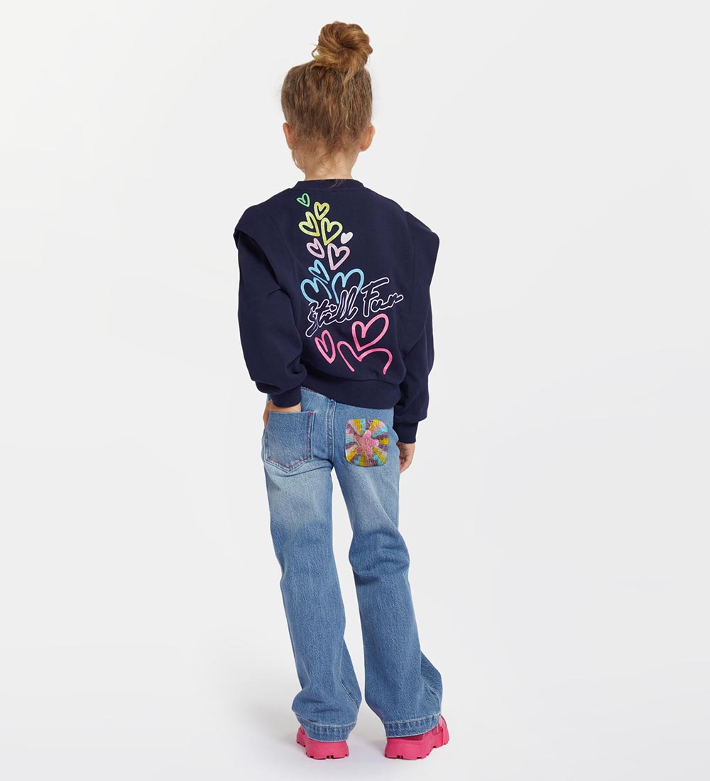 Billieblush Sweatshirt - Navy m. Hjerter