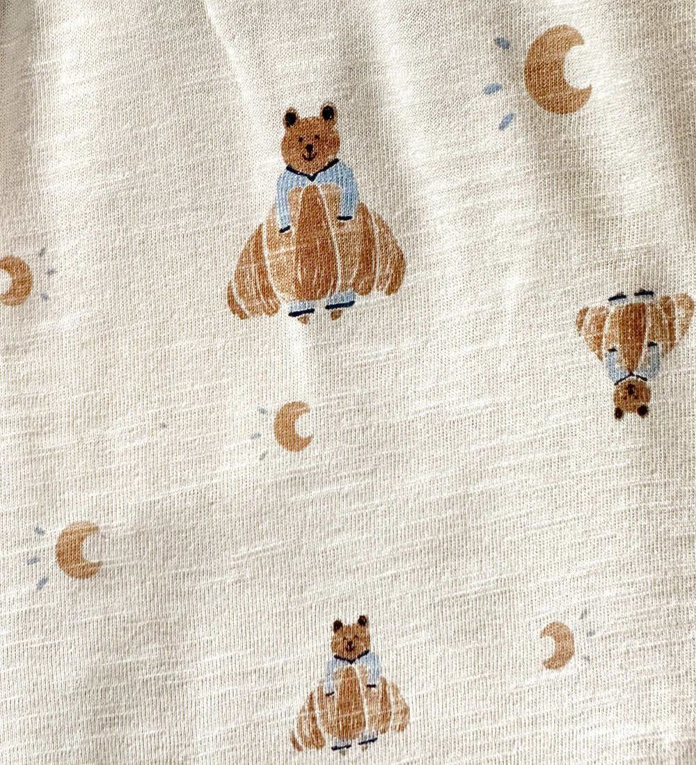 Monsieur Mini Body l/æ - Croissant Blankie Aop