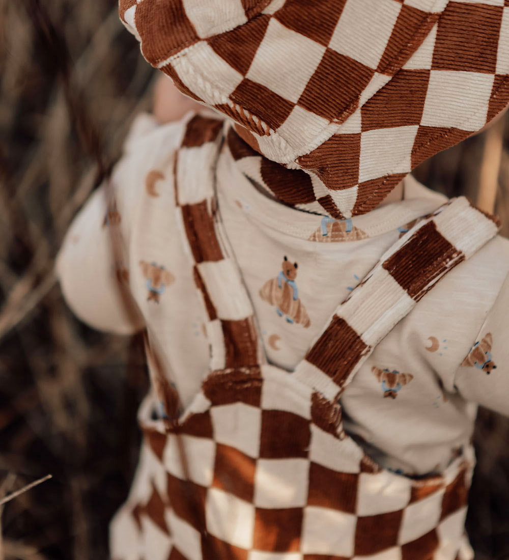 Monsieur Mini Body l/æ - Croissant Blankie Aop