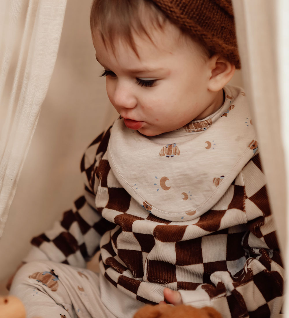 Monsieur Mini Leggings - Croissant Blankie Aop