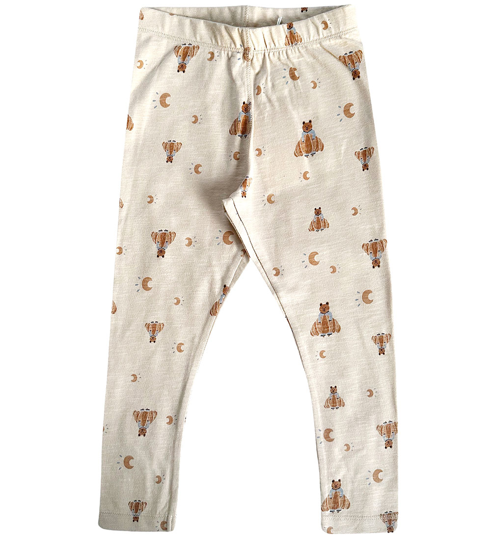 Monsieur Mini Leggings - Croissant Blankie Aop