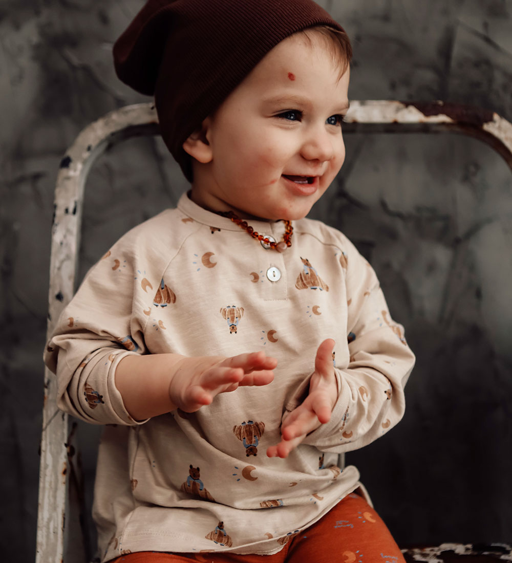 Monsieur Mini Bluse - Croissant Blankie Aop