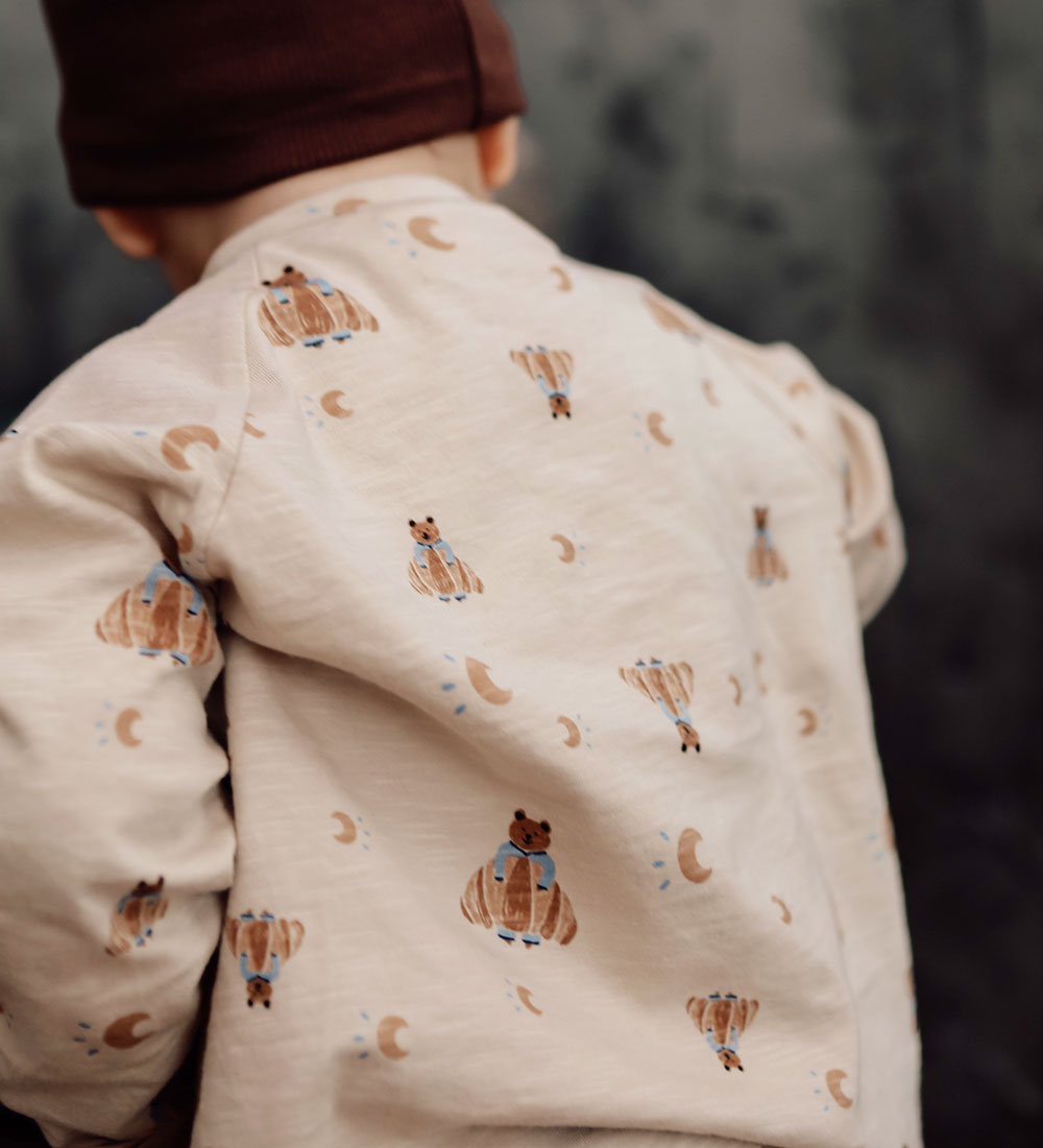 Monsieur Mini Bluse - Croissant Blankie Aop