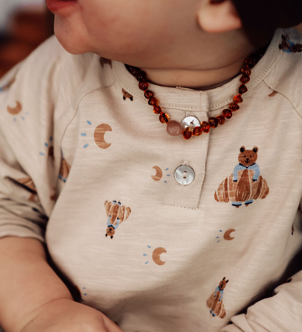 Monsieur Mini Bluse - Croissant Blankie Aop