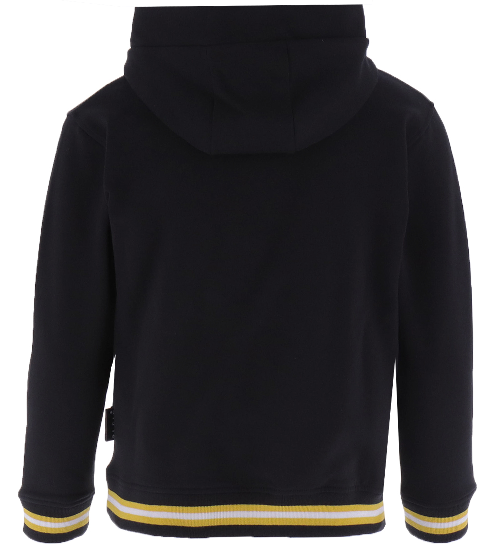 Philipp Plein Hættetrøje - Sort/Gul m. Bamse