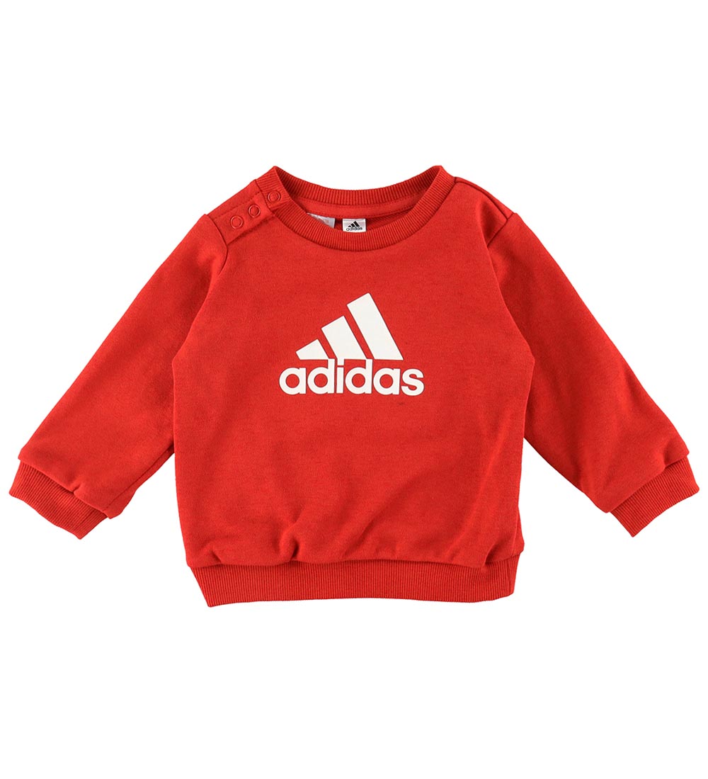 adidas Performance Sweatsæt - I BOS LOGO JOG - Rød/Sort