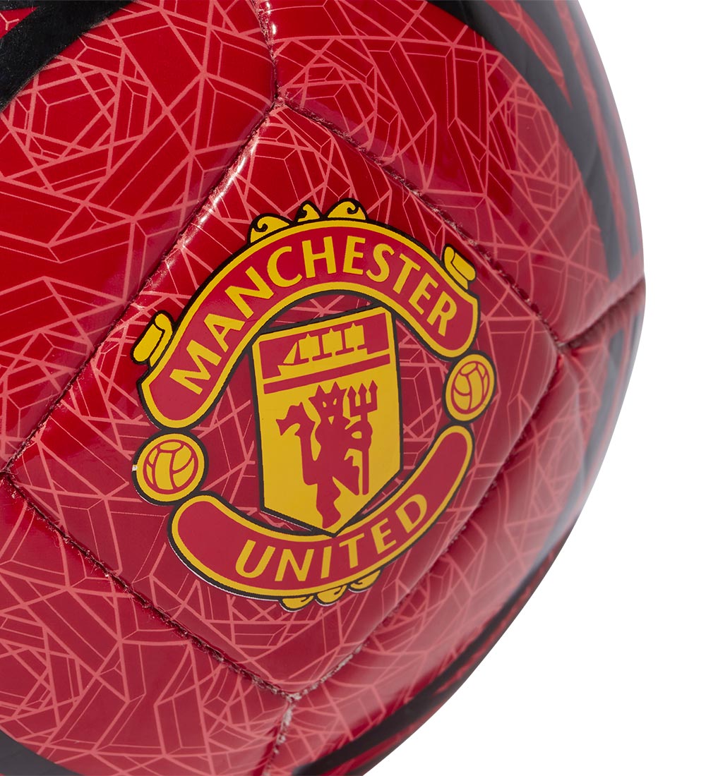 adidas Performance Minifodbold - MUFC MINI HOME - Rød/Sort