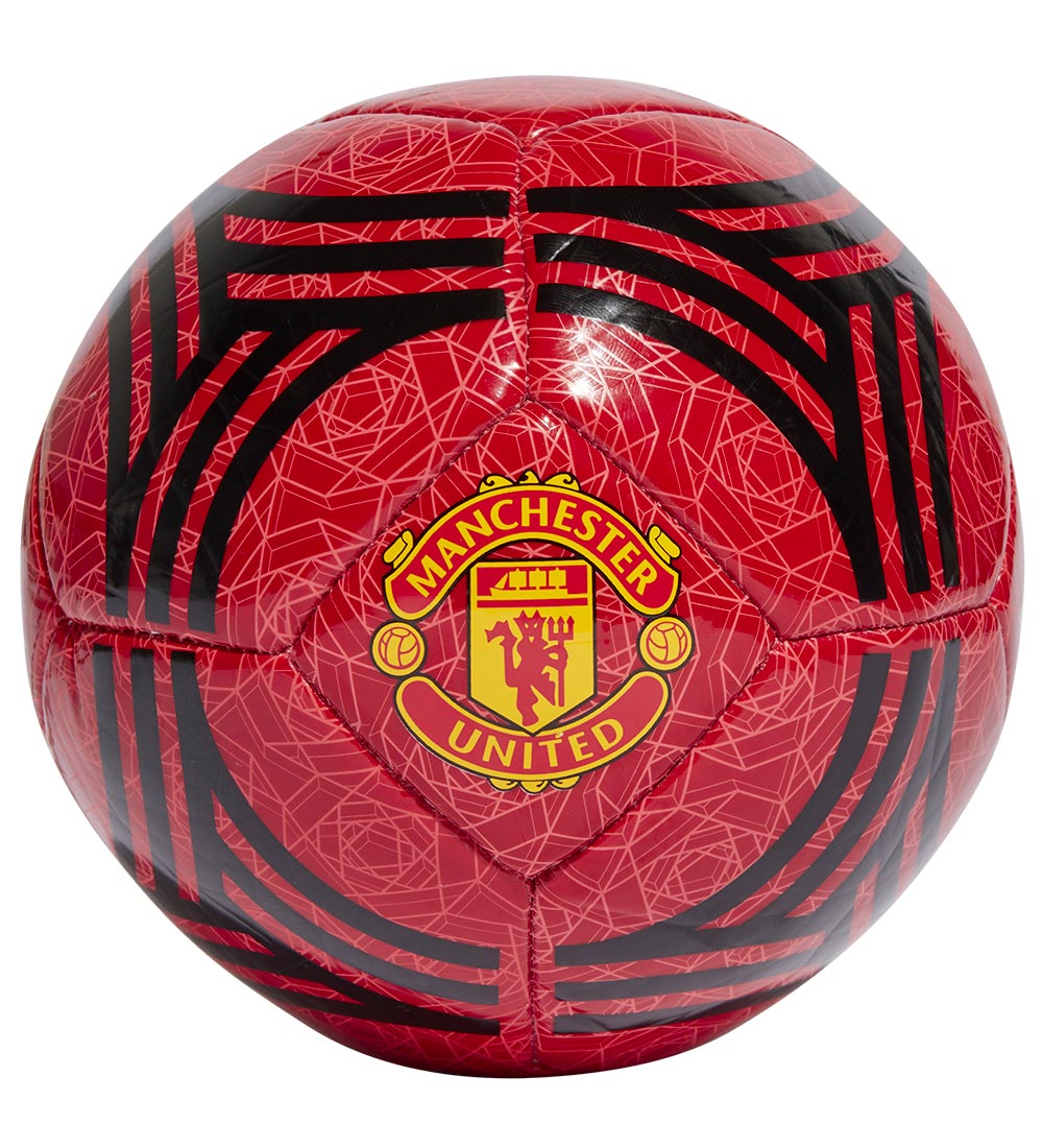 adidas Performance Minifodbold - MUFC MINI HOME - Rød/Sort