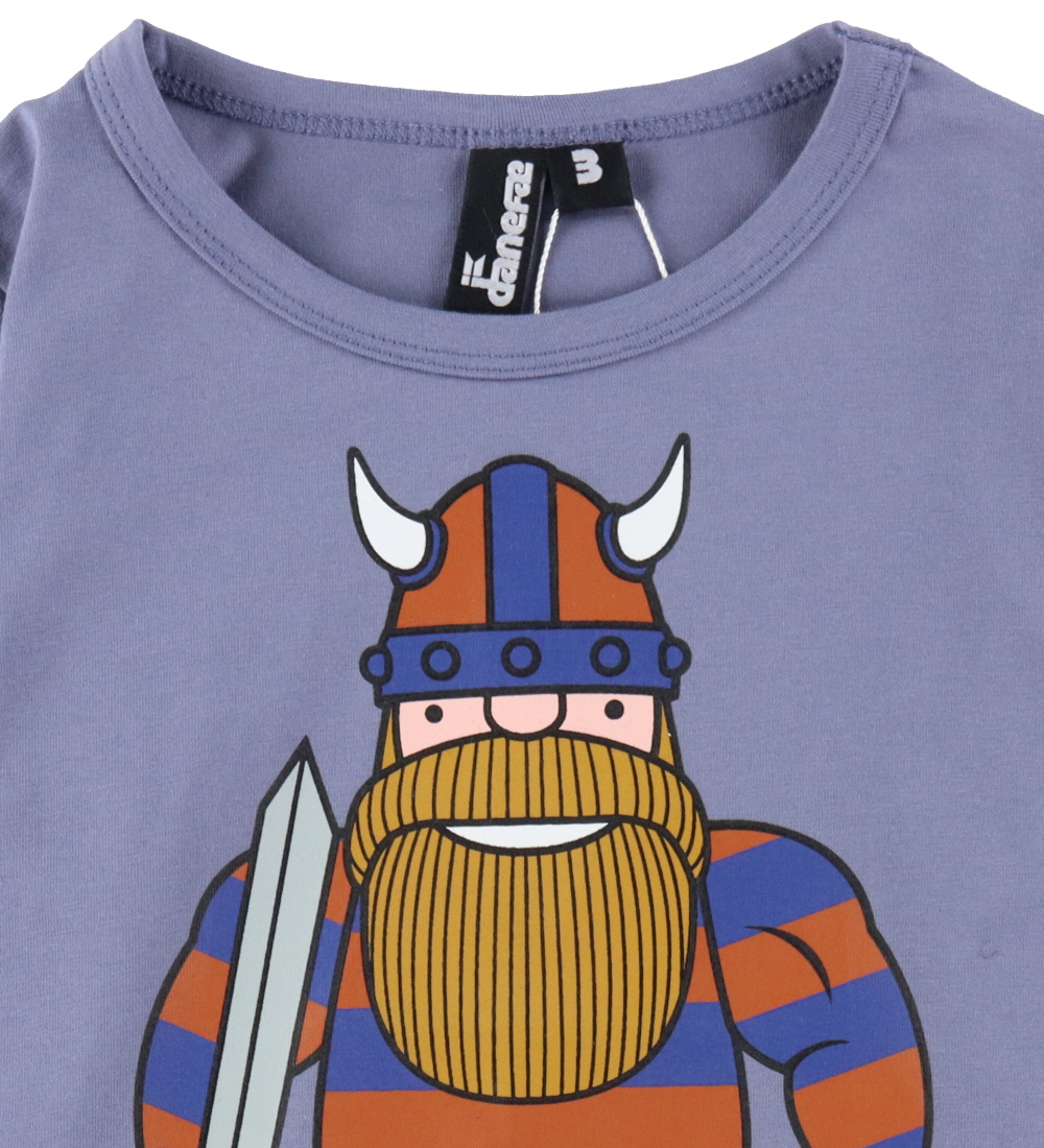 Danefæ Bluse - Danenorthpole - Blue Grey ERIK DIN VEN