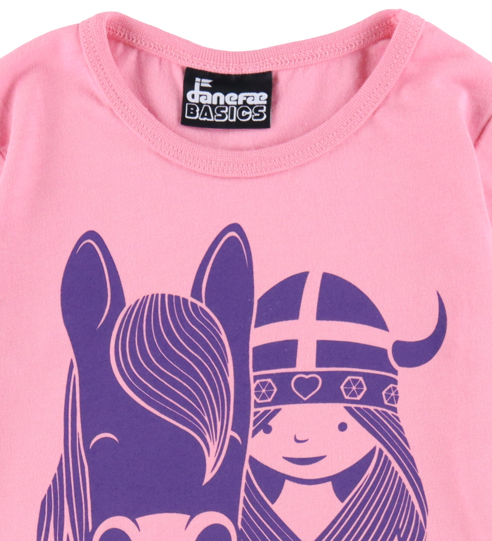 Danefæ Bluse - Danebasic - Lovely Rose IDUNN