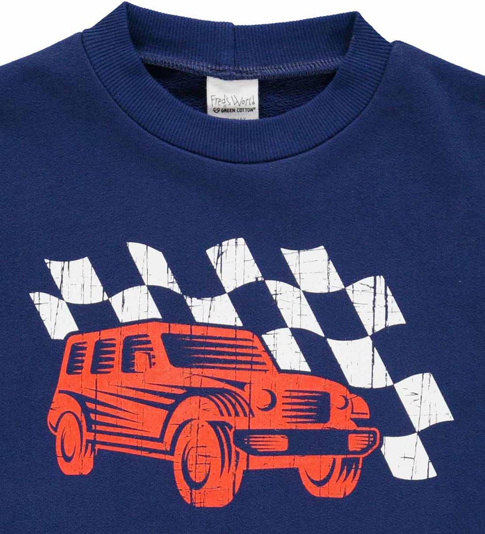 Freds World Sweatshirt - Race - Deep Blue