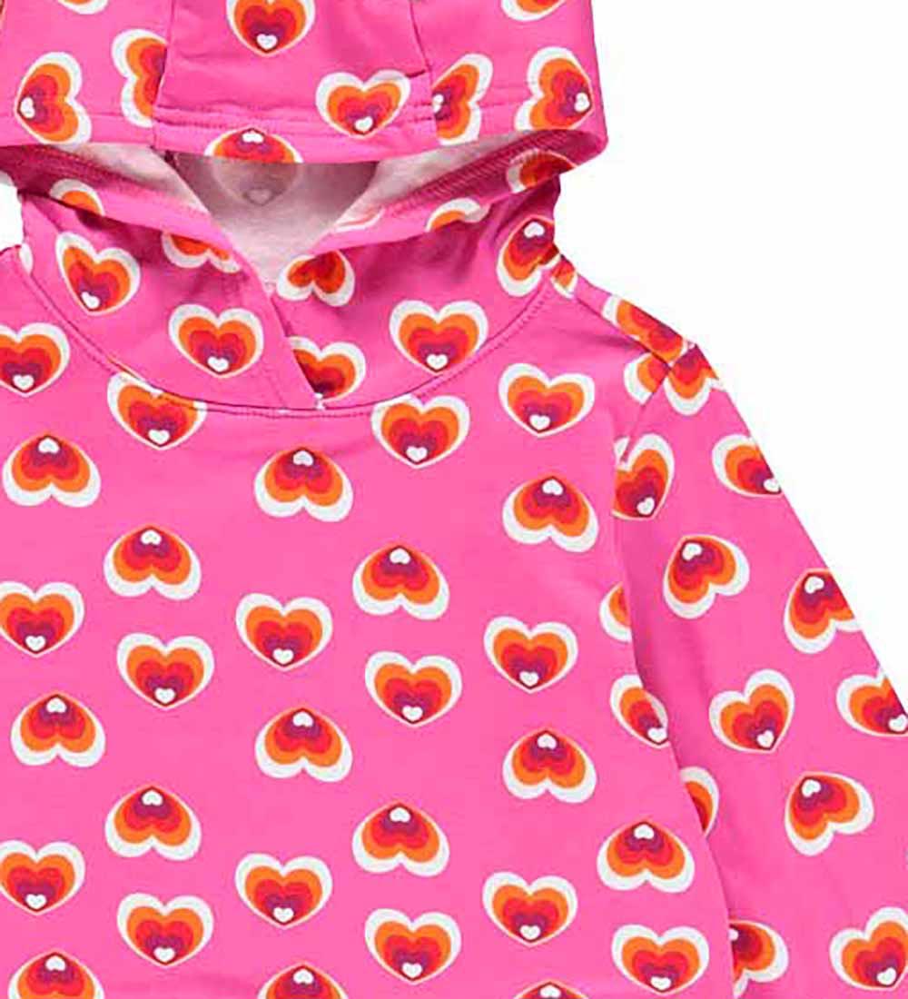 Freds World Sweatkjole - Heart - Fuchsia