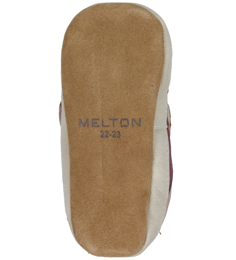 Melton Hjemmesko - Café Au Lait/Bordeaux