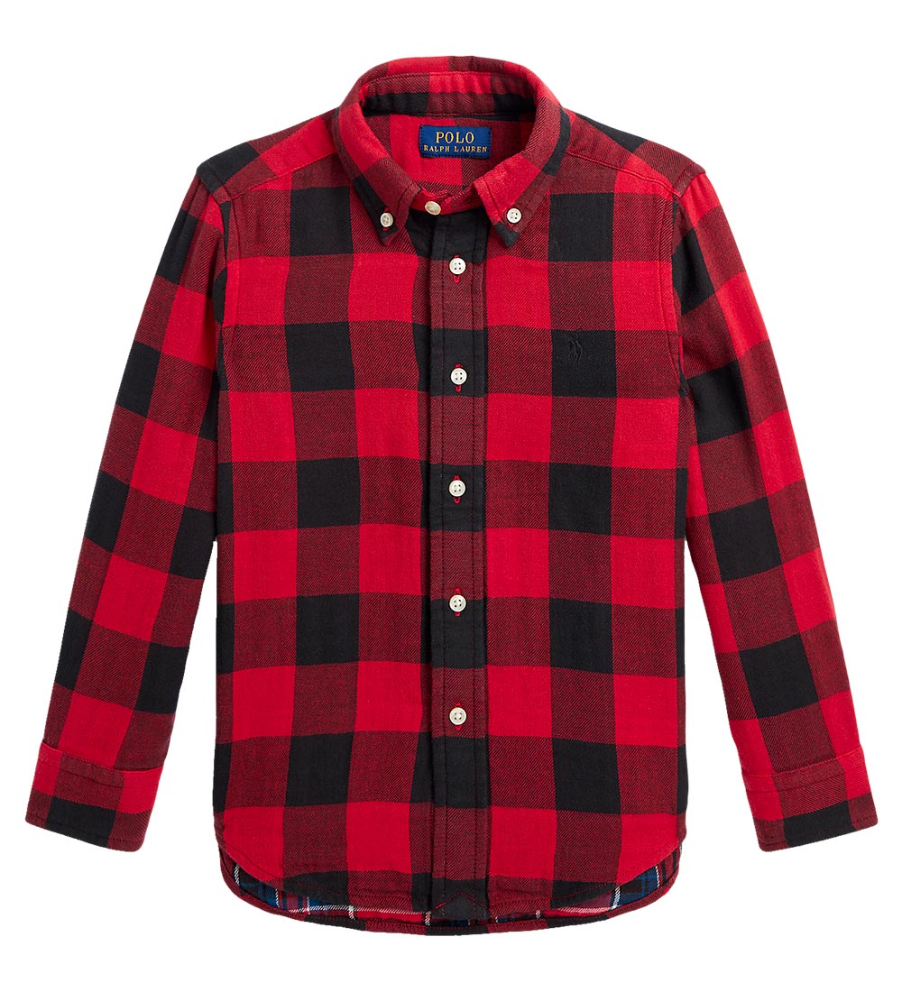 Polo Ralph Lauren Skjorte - Rød/Sortternet