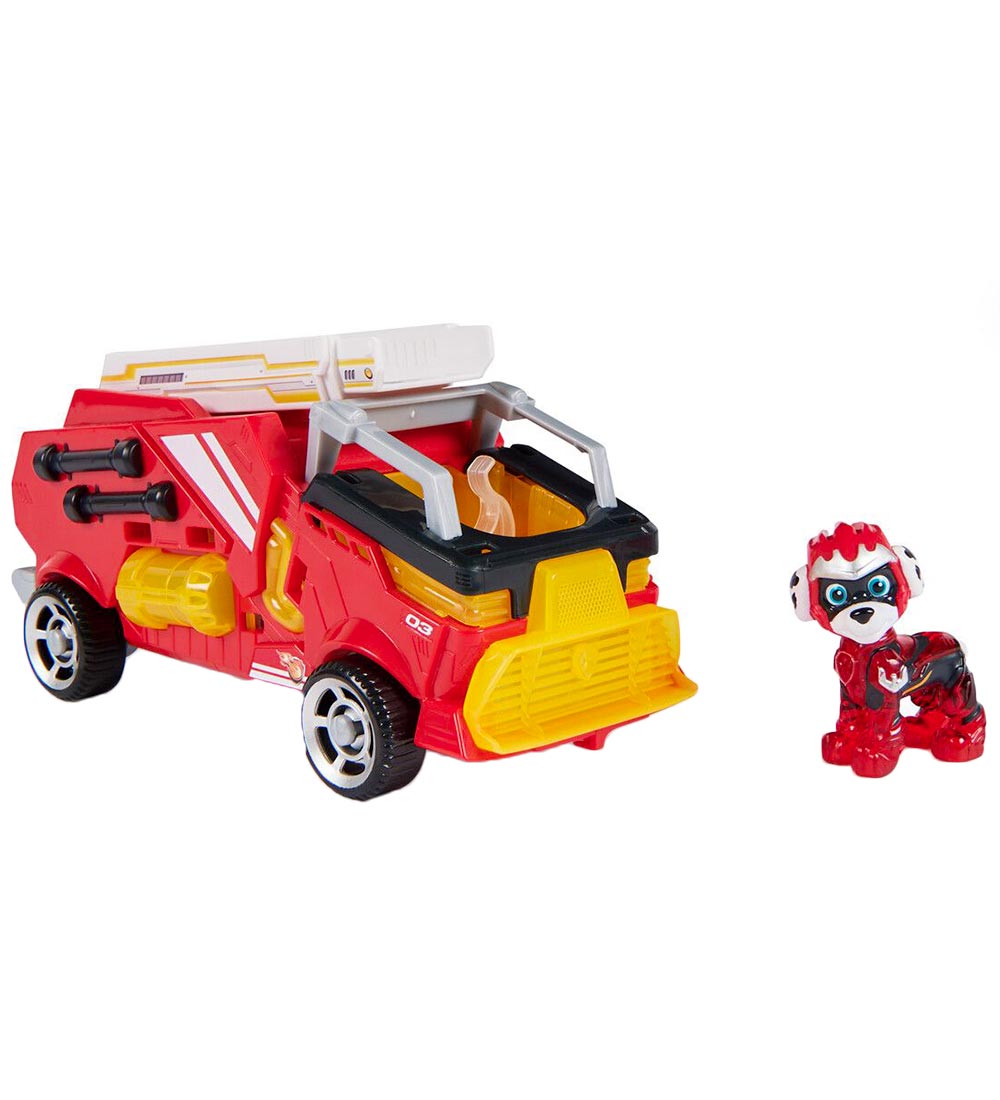 Paw Patrol Legetøjsbil m. Lyd/Lys - 18 cm - Movie 2 - Marshall M