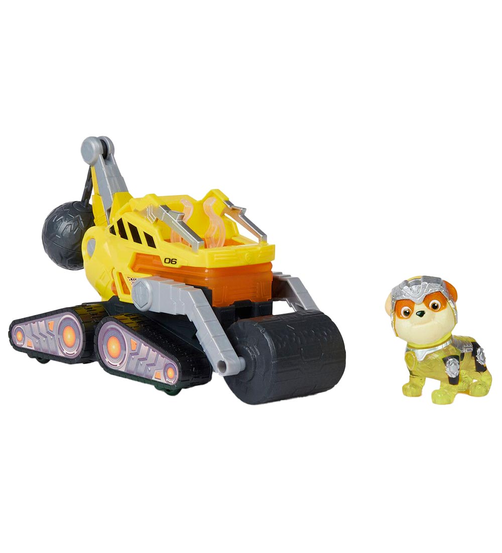 Paw Patrol Legetøjsbil m. Lyd/Lys - 18 cm - Movie 2 - Rubble Mig