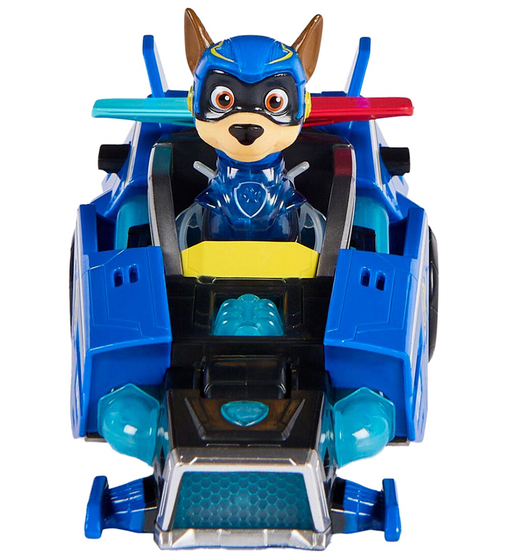 Paw Patrol Legetøjsbil m. Lyd/Lys - 18 cm - Movie 2 - Chase Migh