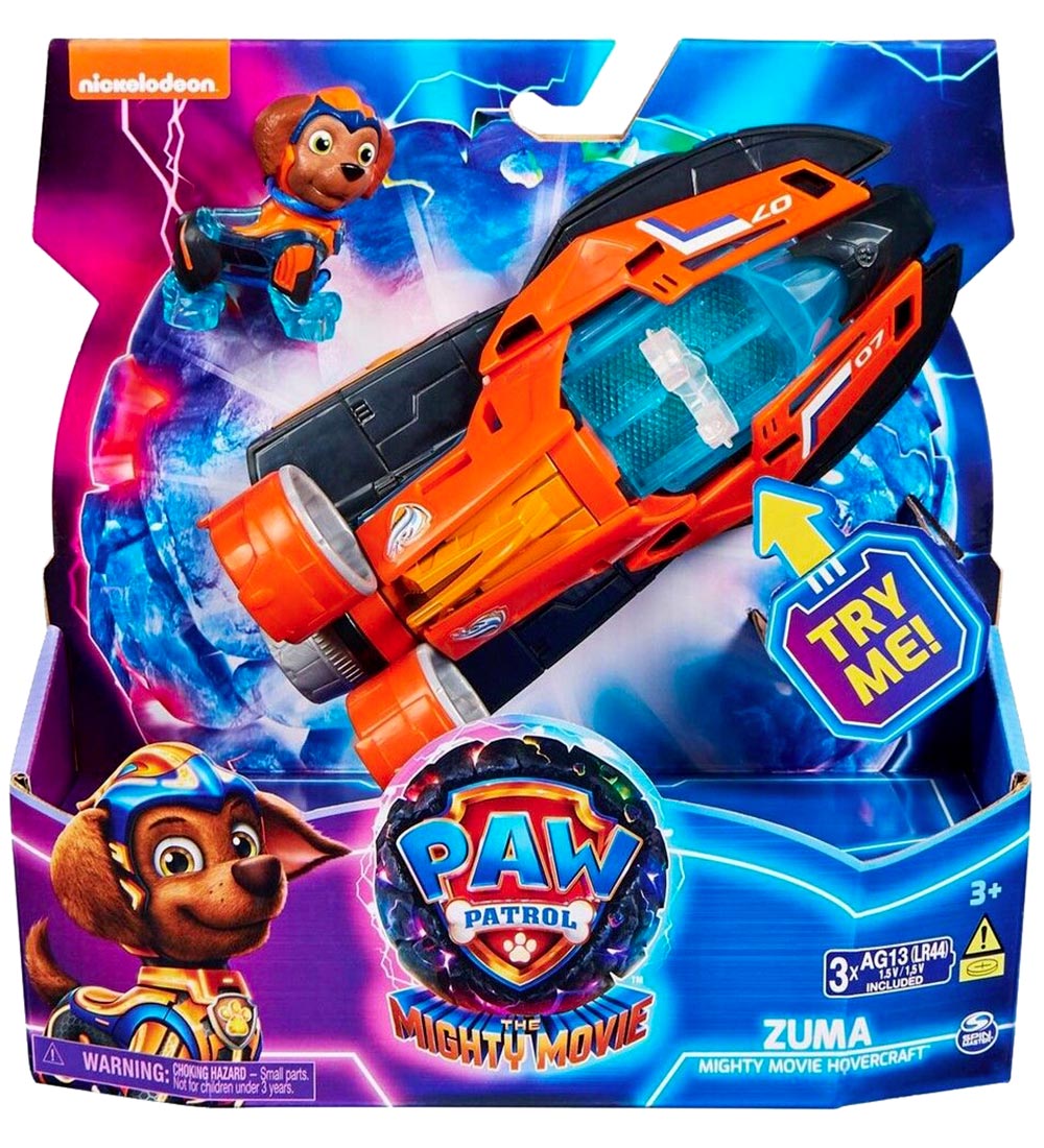 Paw Patrol Legetøjsbåd m. Lyd/Lys - 18 cm - Movie 2 - Zuma Might