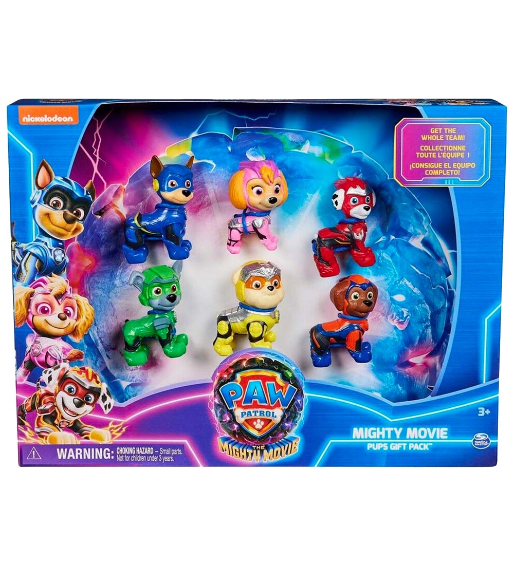 Paw Patrol Gaveæske - 7 cm - Movie 2 - 6 Figurer