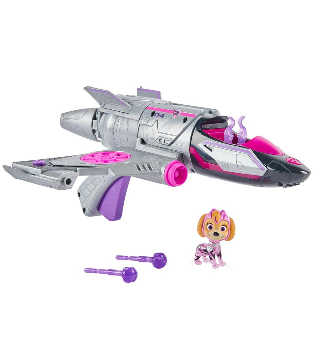 Paw Patrol Legetøjsfly m. Lyd/Lys - 40 cm - Movie 2 - Skye Might