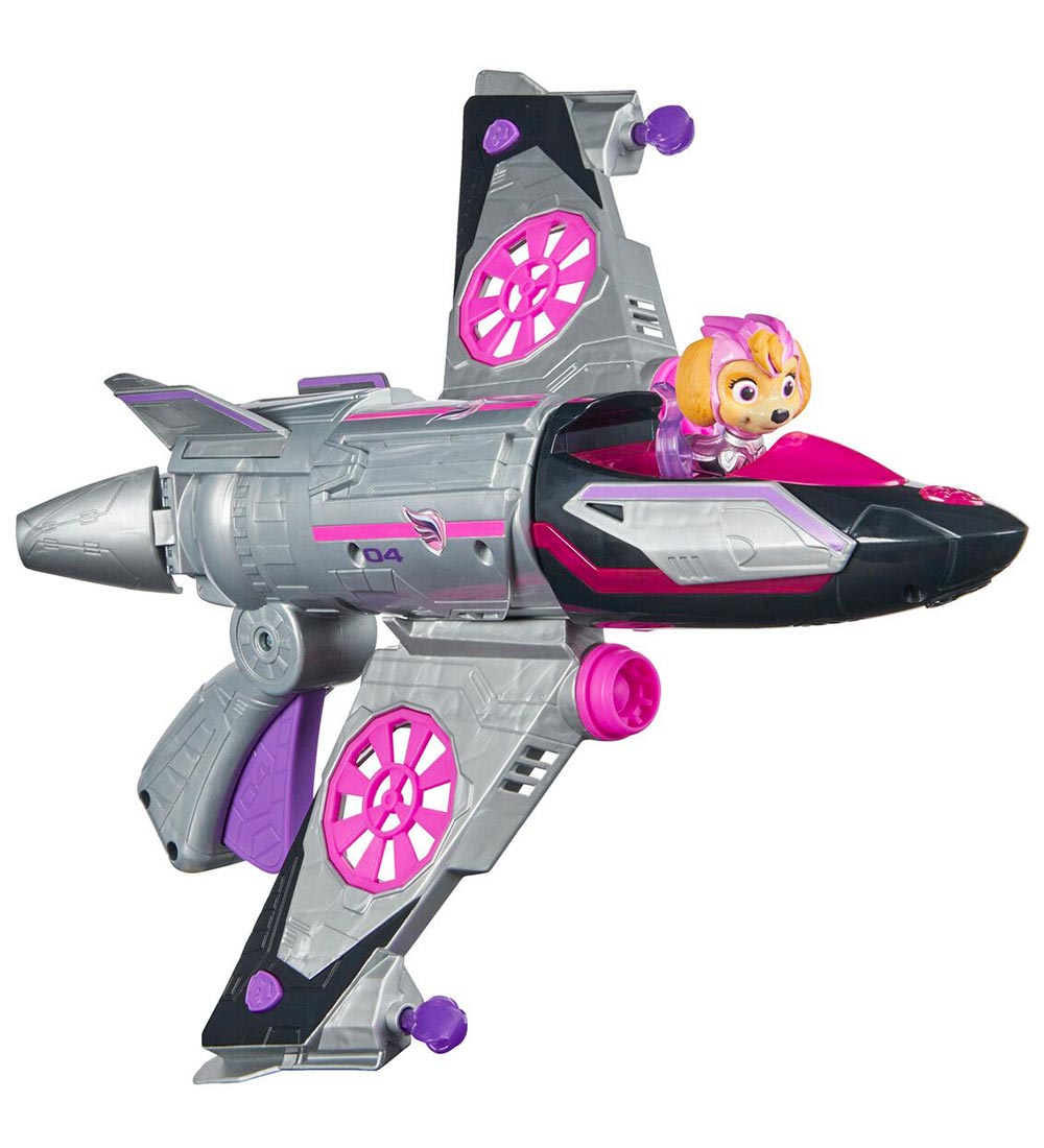 Paw Patrol Legetøjsfly m. Lyd/Lys - 40 cm - Movie 2 - Skye Might